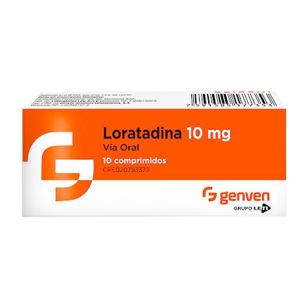 Loratadina 10mg 10comprimidos Leti