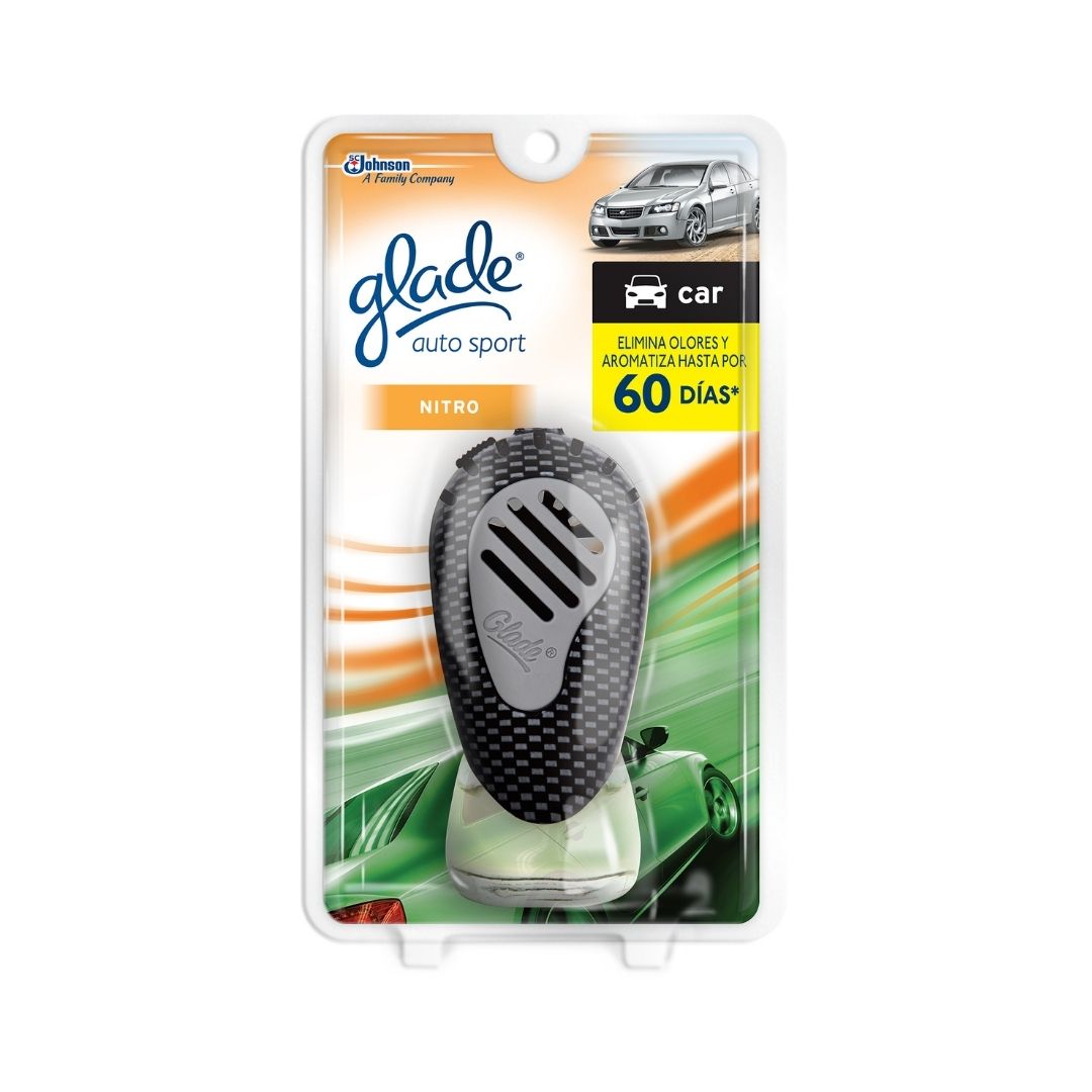 Ambientador Glade Auto Sport Nitro 7Ml