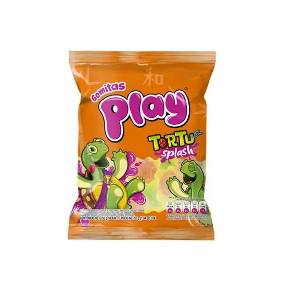 Gomitas Play Tortu Splash 55Gr