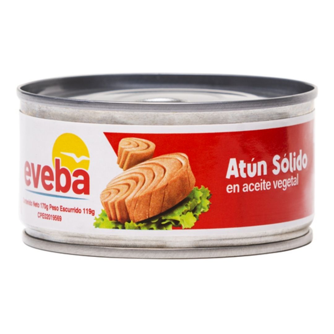 Atun Eveba En Aceite Vegetal 170Gr