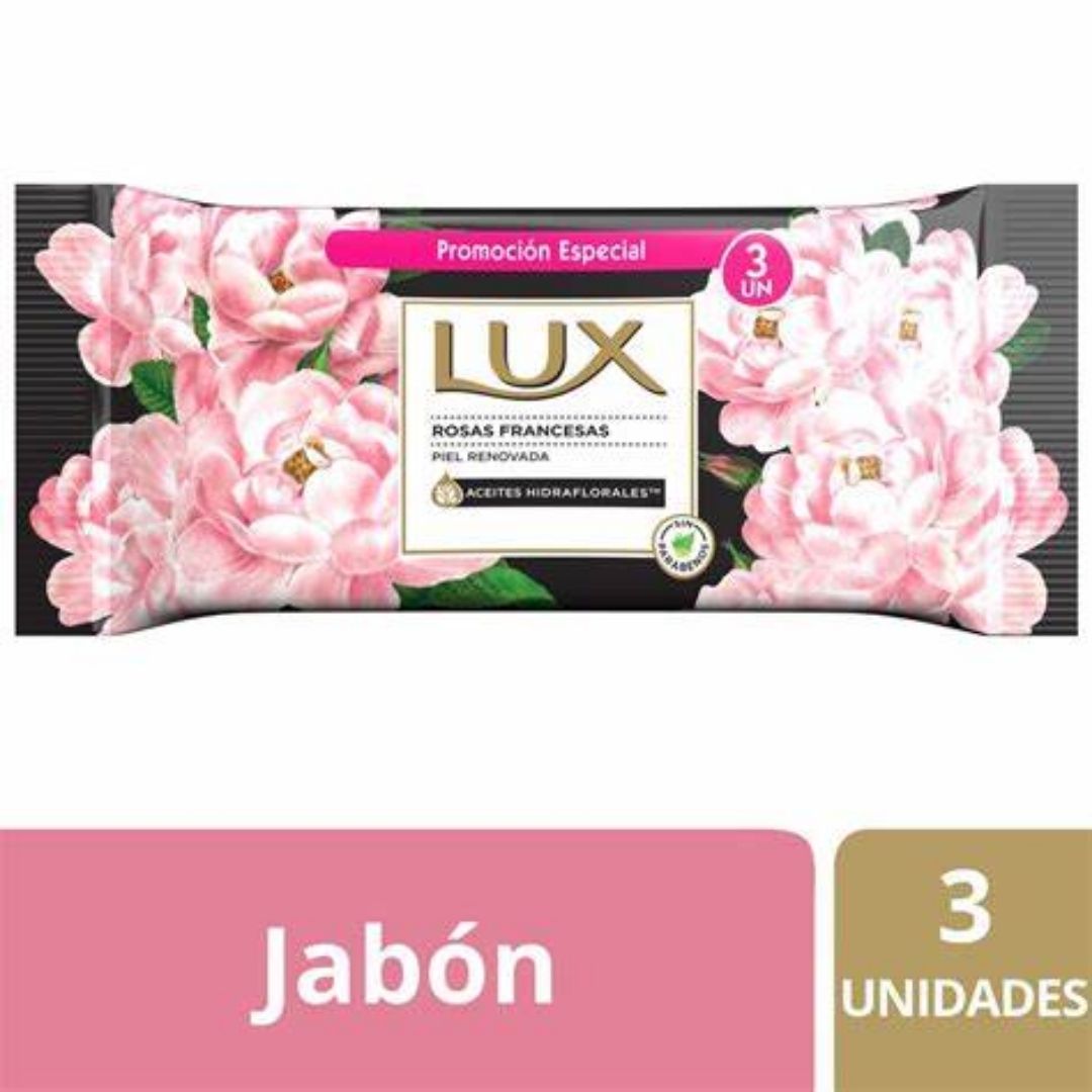 Jabon En Barra Lux Rosas Francesas 125GR