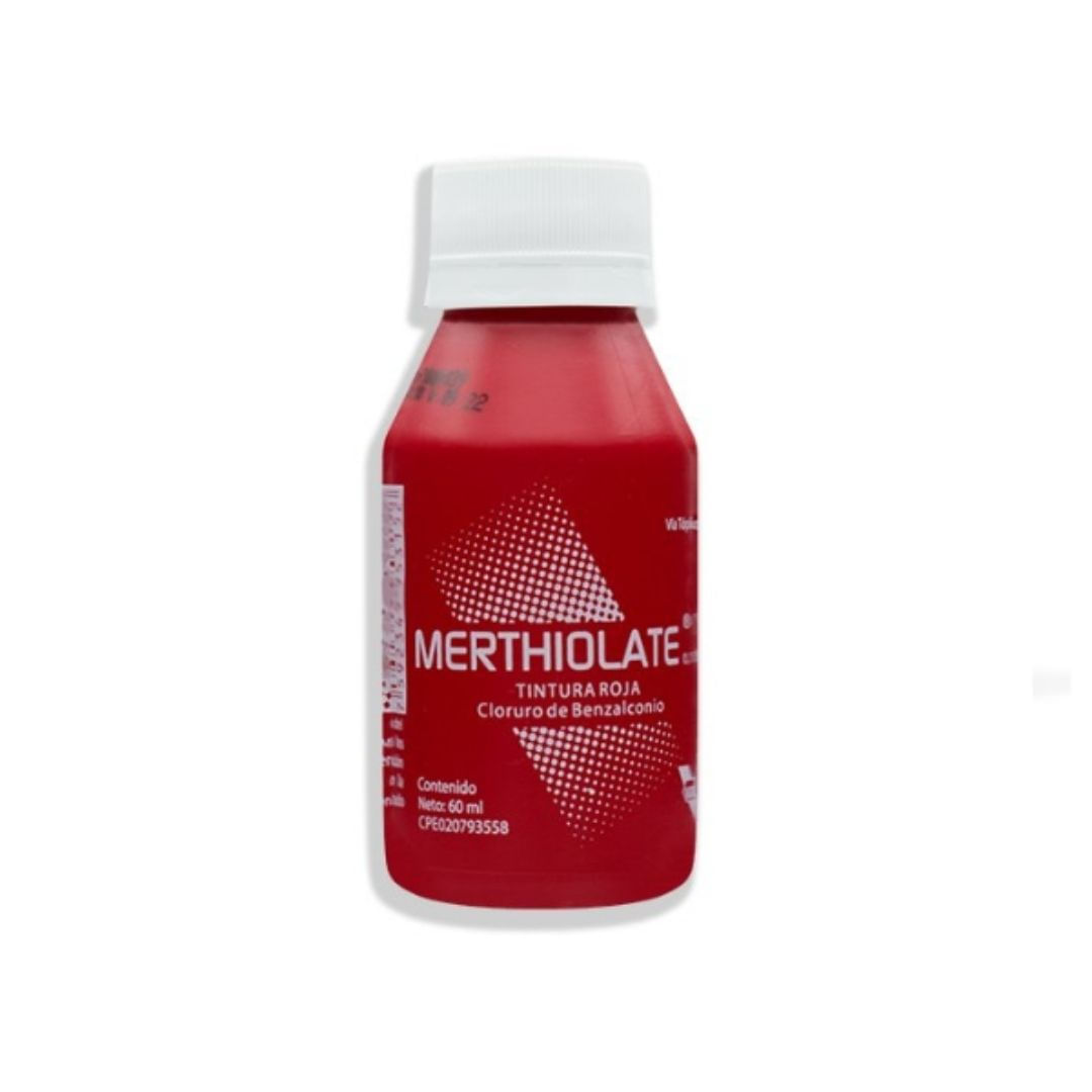 Solucion Merthiolate Rojo