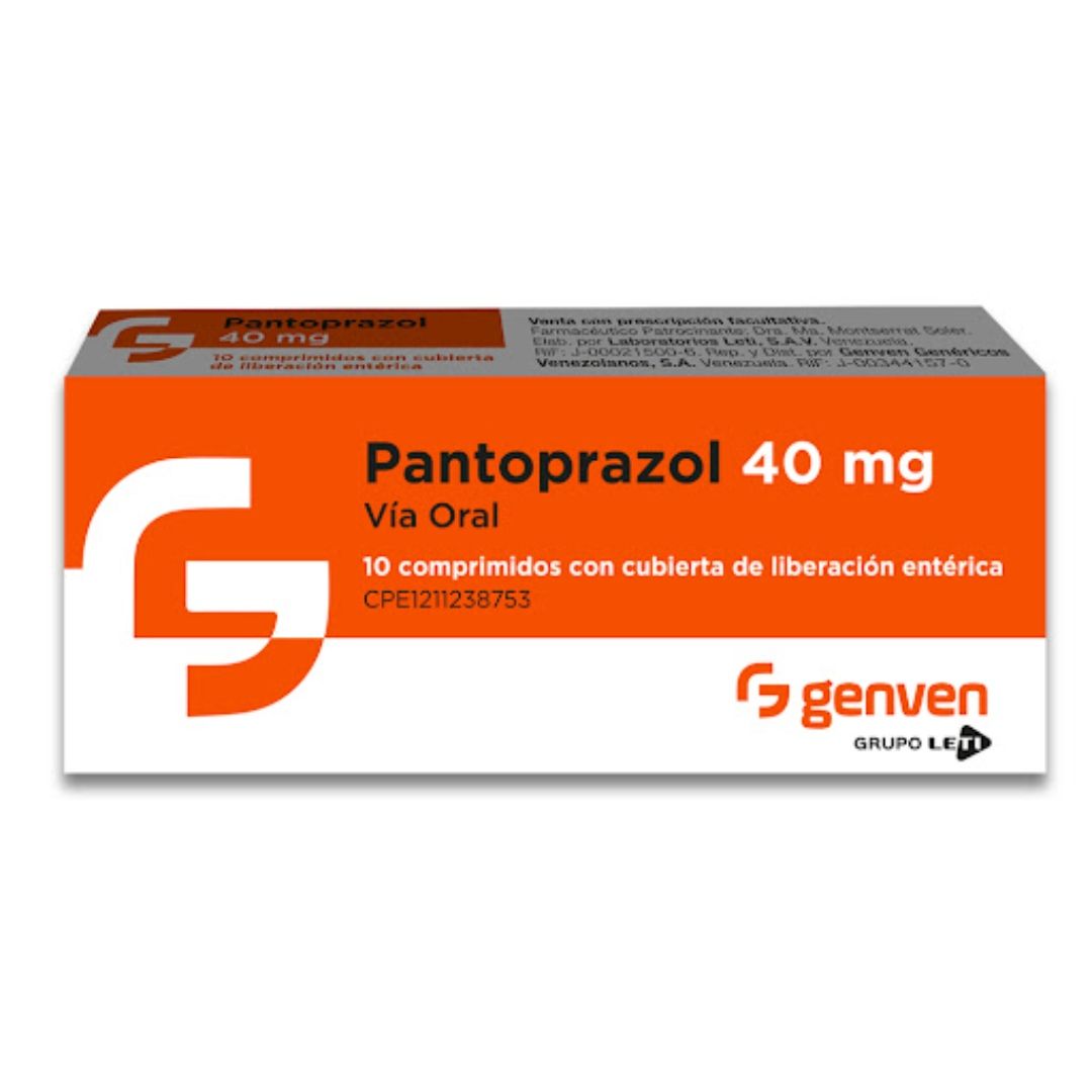 Pantoprazol 40mg 10Comprimidos Leti