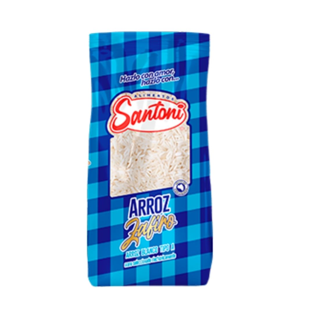 Arroz Santoni 800gr Zafiro
