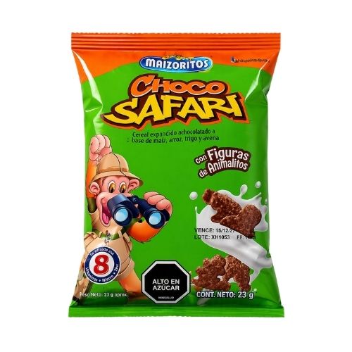 Cereal Chocosafari Lonc Disp 25g x6