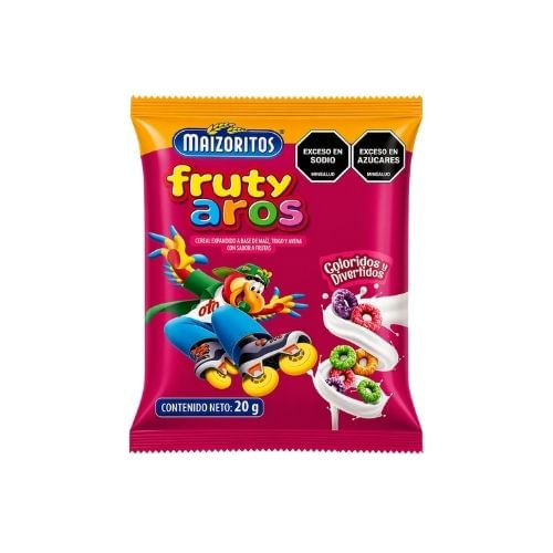 Cereal Fruty Aros Lonc Disp 20g x6