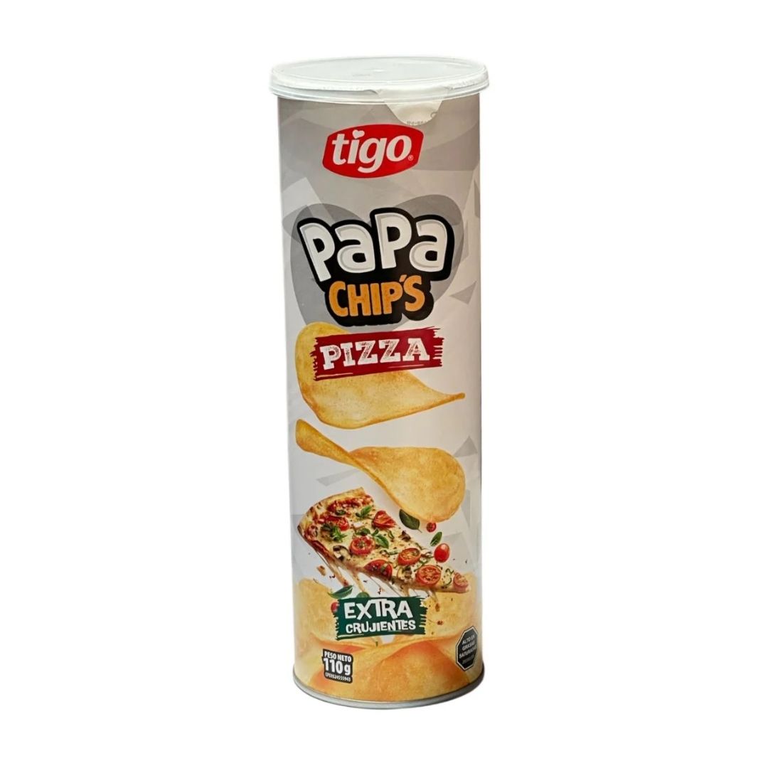 Papas Tigo Chips Pizza 110g