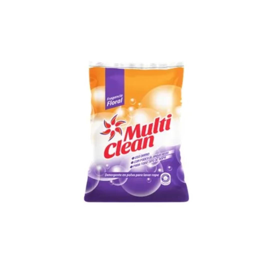 Detergente en Polvo Multi Clean Floral 900Gr